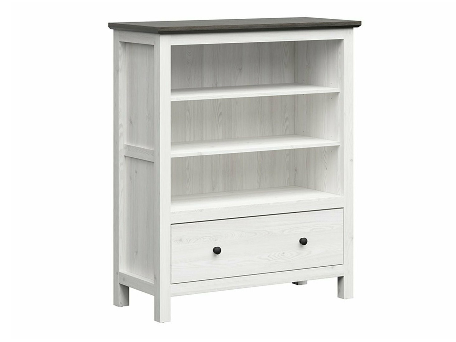 Könyvespolc Sordoro 127 (Világos vörösfenyő + Larico fenyő)