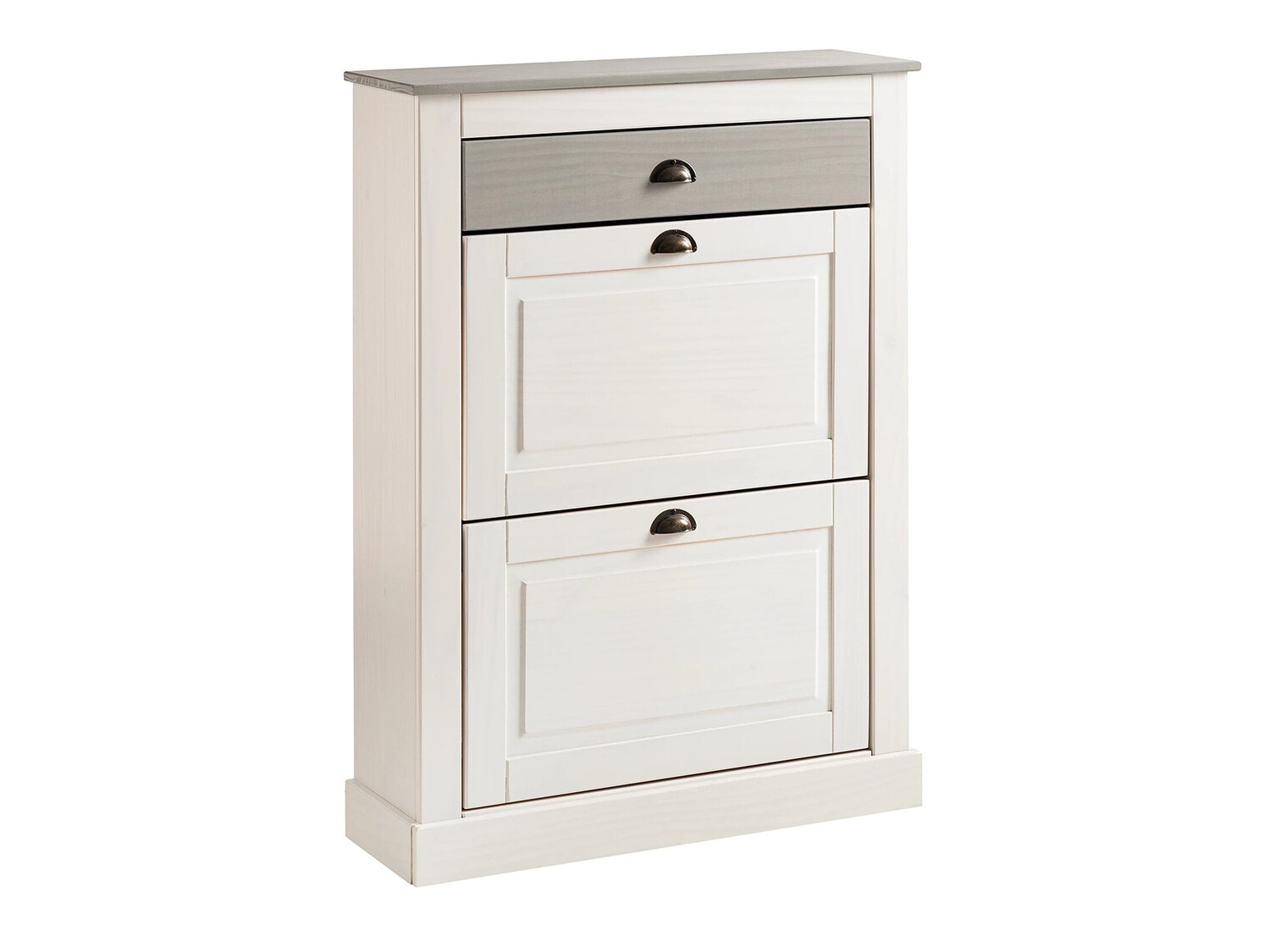 Cipőtároló Etviri 110 (Fehér + Szürke)