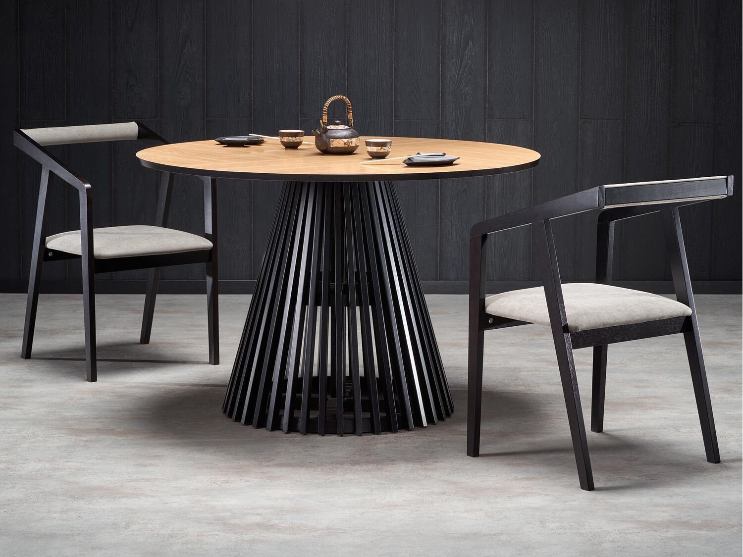 Szék Houston 1384 (Fekete + Szürke)