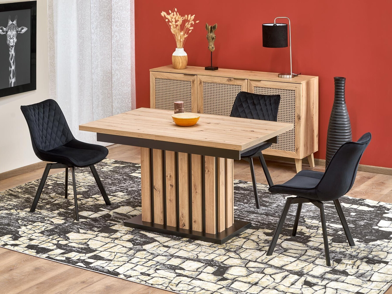 Szék Houston 1442 (Fekete)