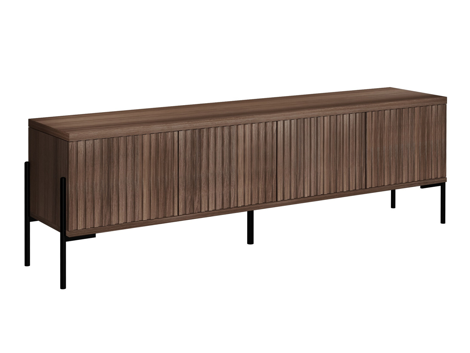 TV-állvány Denton 1188 (Fekete + Dió)