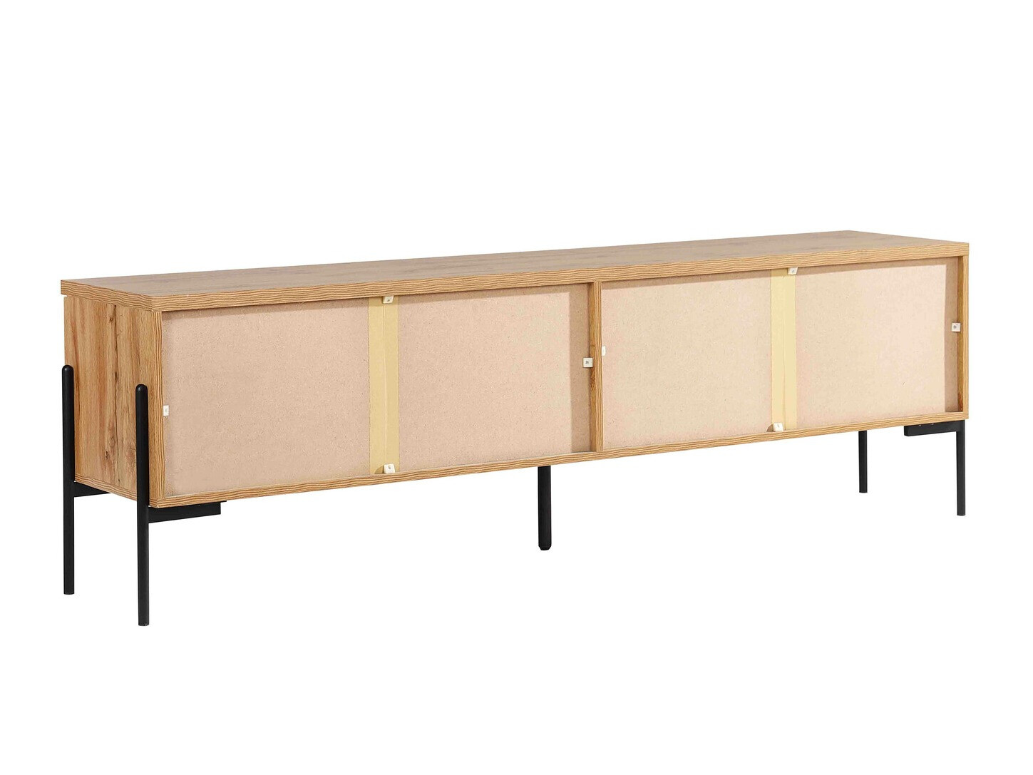 TV-állvány Denton 1188 (Fekete + Wotan tölgy)