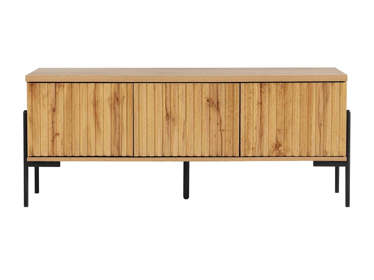 TV-állvány Denton 1189 (Fekete + Wotan tölgy)