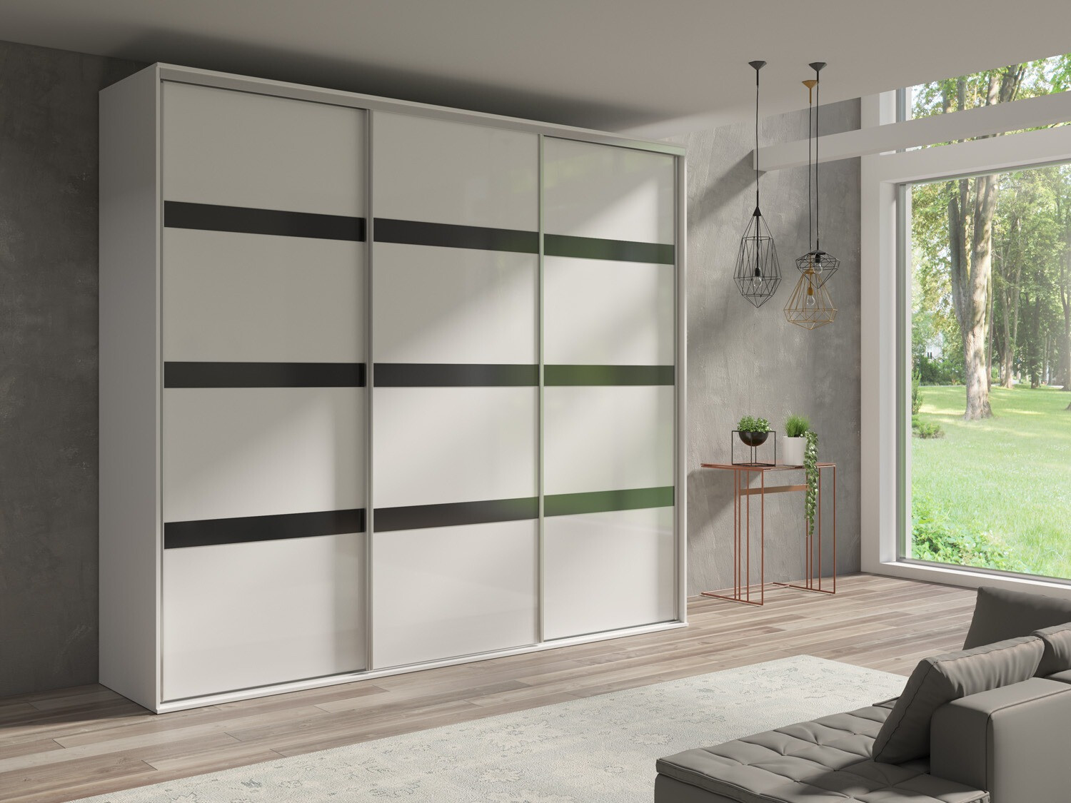 Gardróbszekrény Murrieta 188