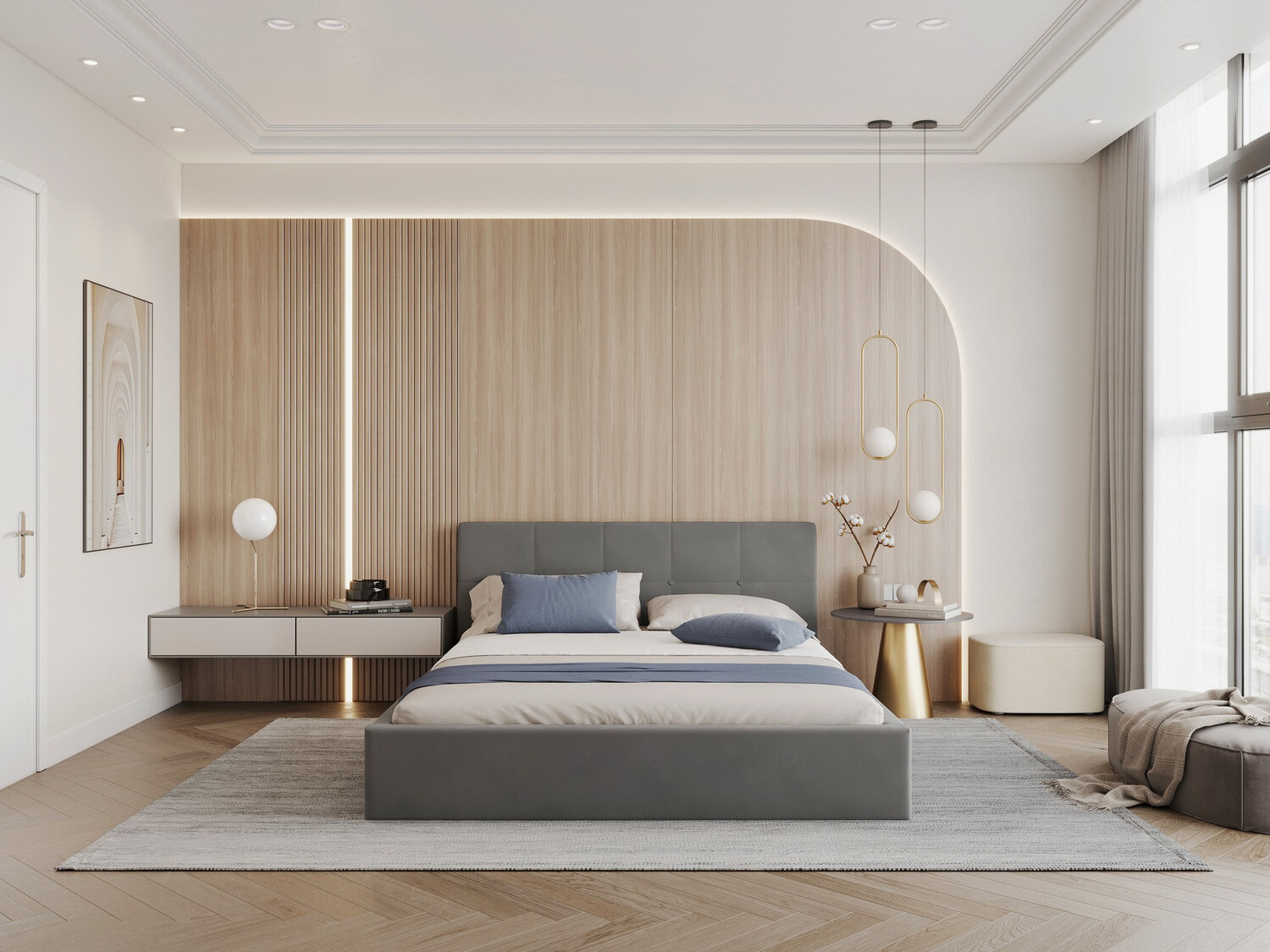 Ágy Fairfield 106 (Antracit)