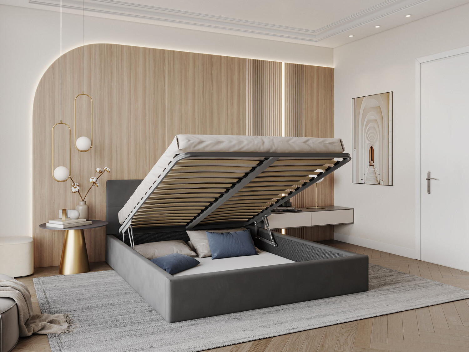 Ágy Fairfield 106 (Antracit)