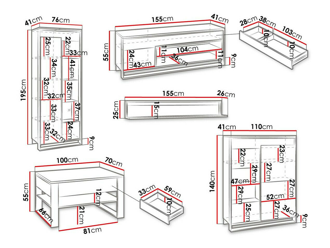 Nappali szett Luliru 134