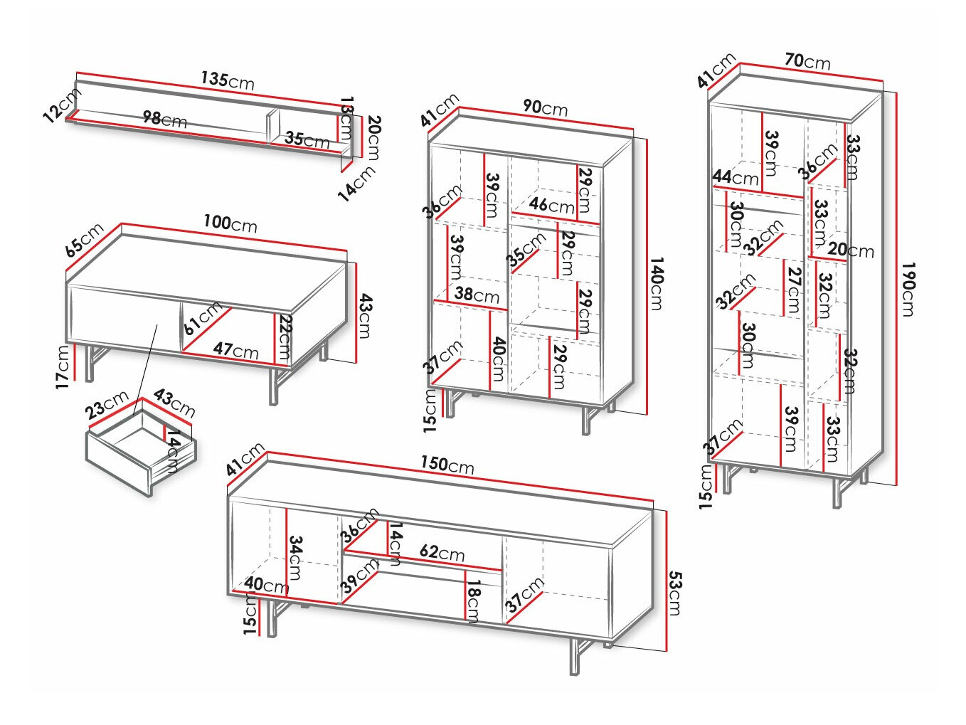 Nappali szett Providence S105
