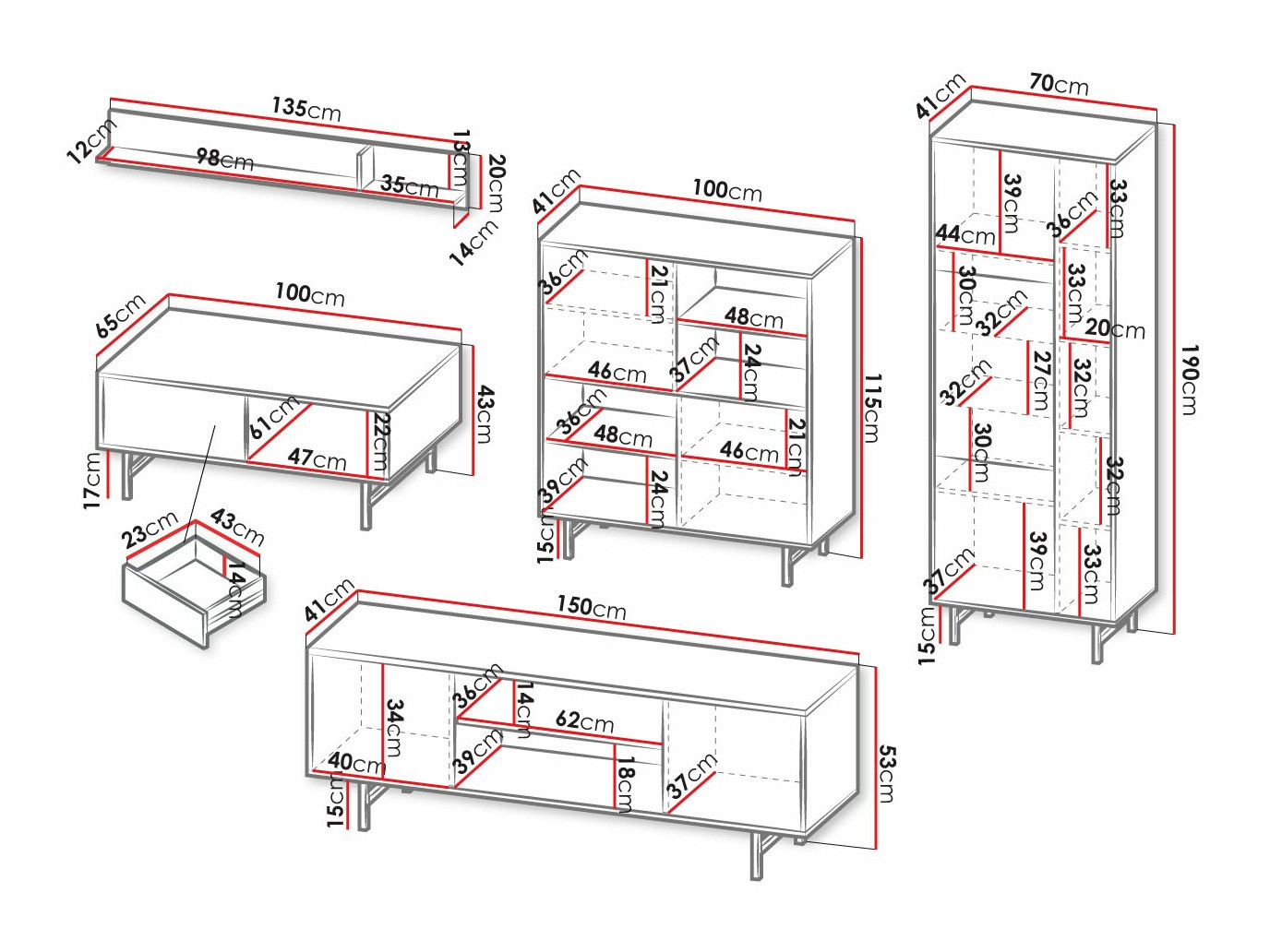 Nappali szett Providence S110