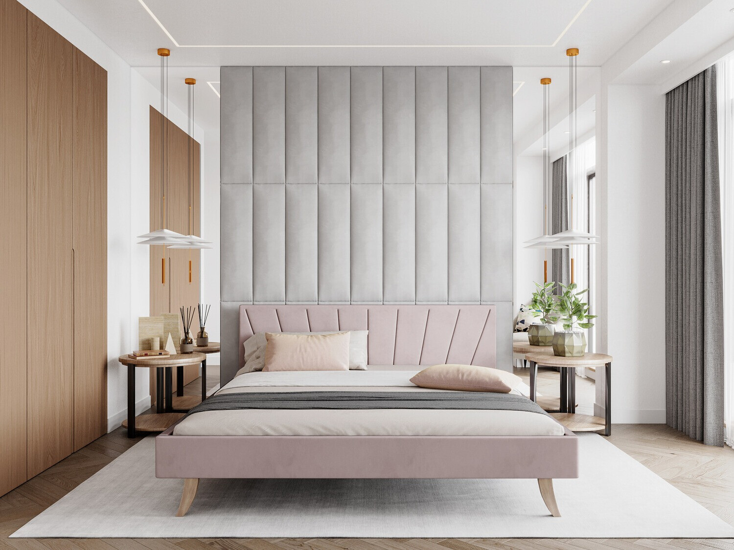 Ágy Fairfield 108 (Világos rózsaszín)