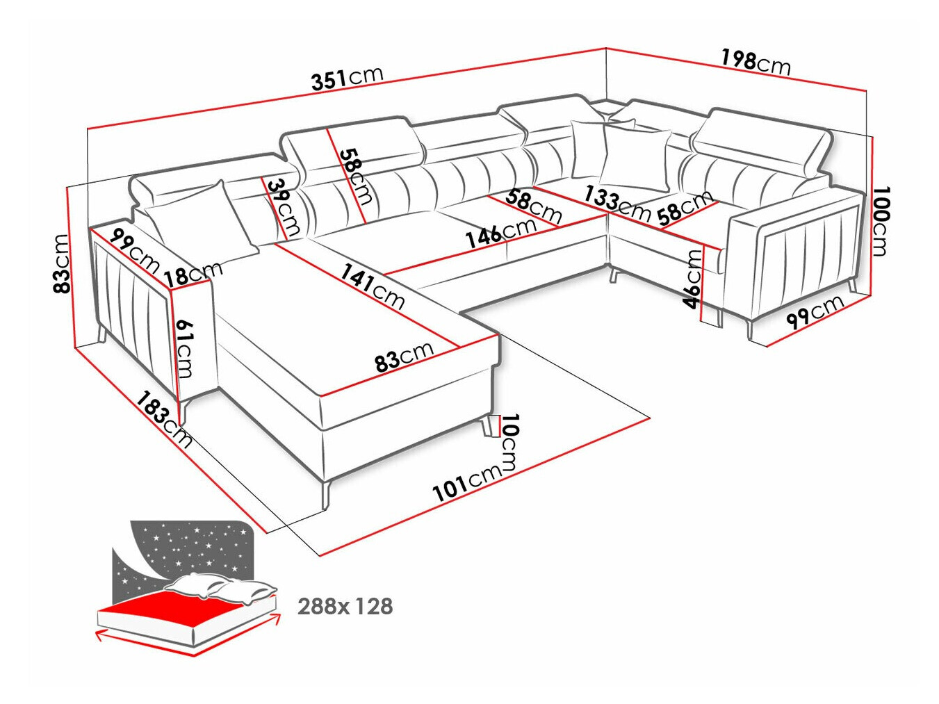 Sarokkanapé Sarasota 154 (Mono 231 + Botanical 36)