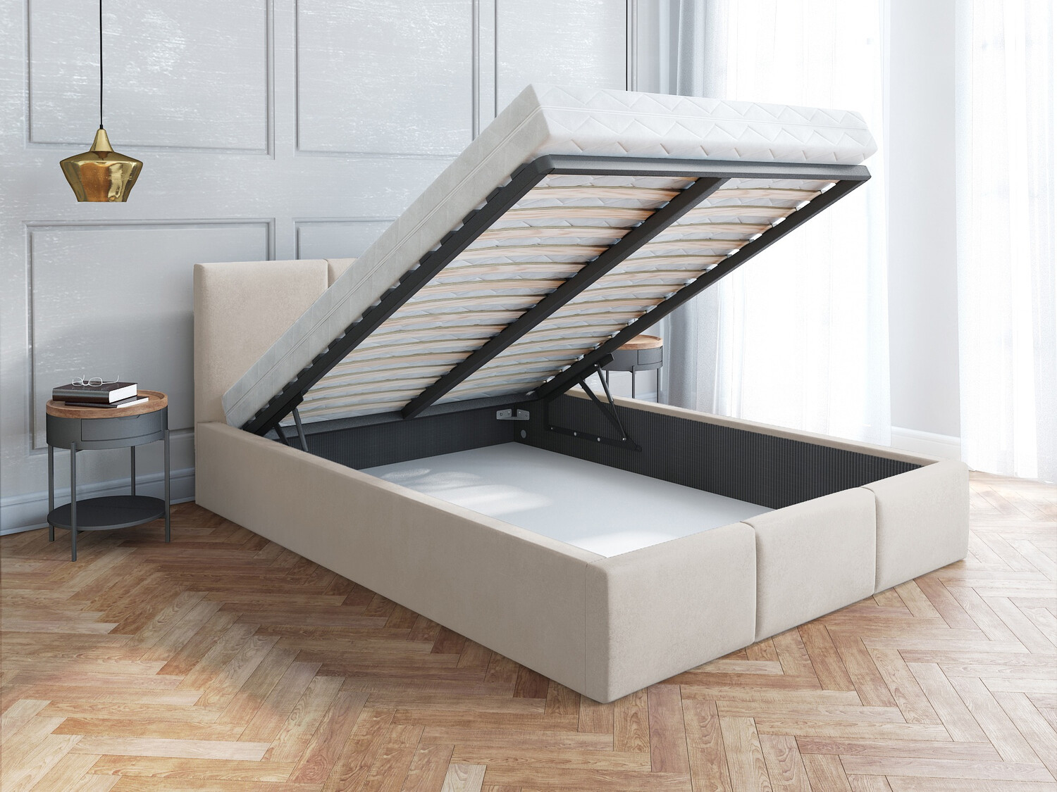 Ágy Fairfield 109 (Krém)