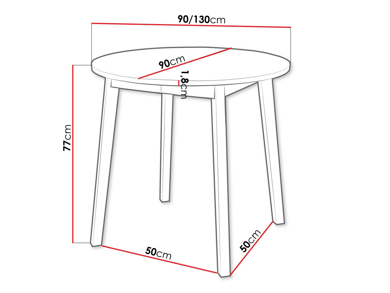 Asztal Edmond 112 (Kézműves aranytölgy + Fekete)