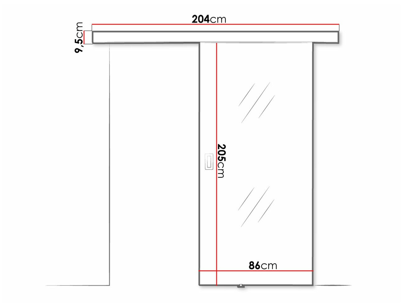Tolóajtók Dover 206