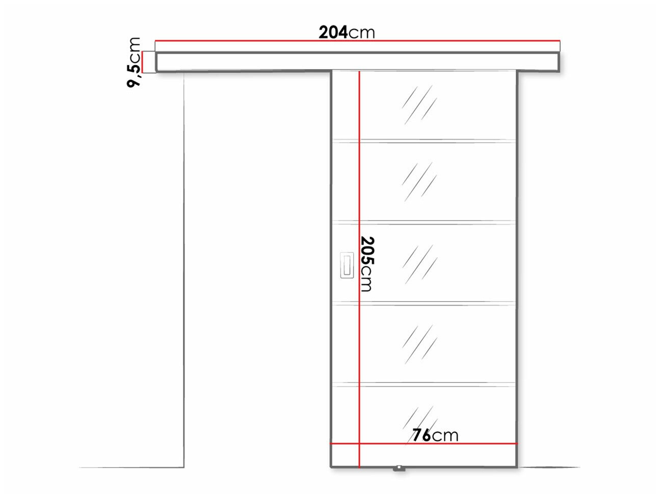 Tolóajtók Dover 209