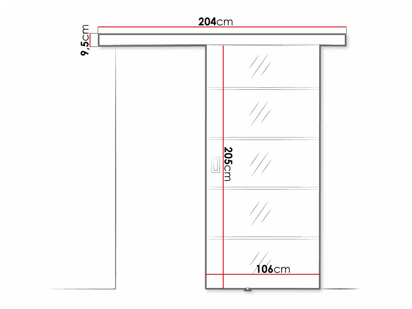 Tolóajtók Dover 212
