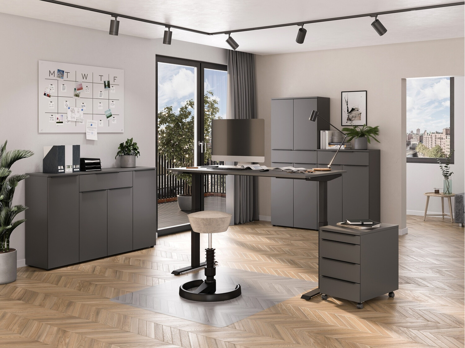 Komód Feltoru 105 (Grafit)