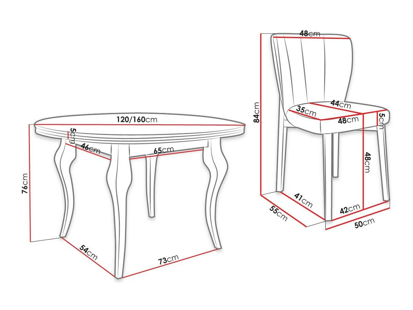 Étkezőgarnitúra Racine 141 (Baloo 2074)