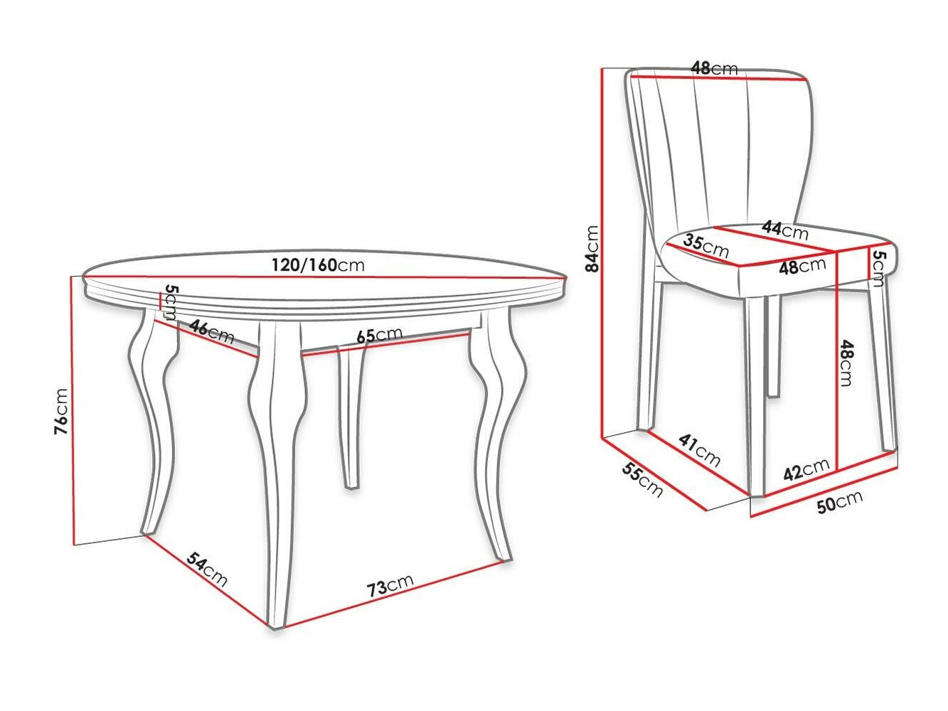 Étkezőgarnitúra Racine 141 (Baloo 2085)