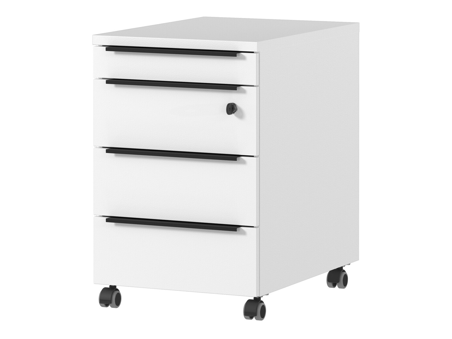 Görgős konténer Feltoru 106 (Fehér)