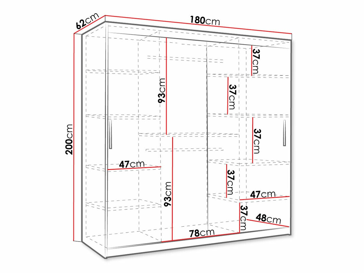 Gardróbszekrény Hartford 465