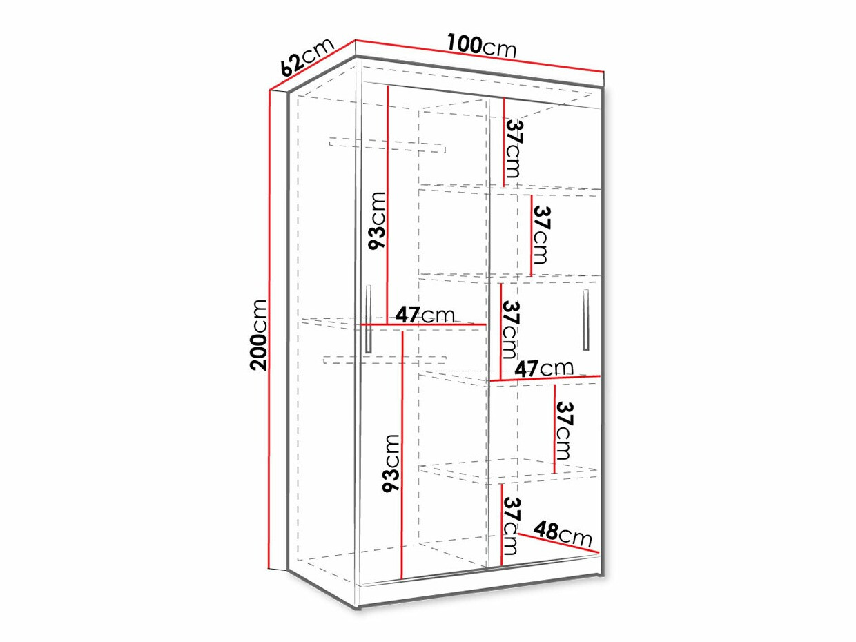 Gardróbszekrény Hartford 467