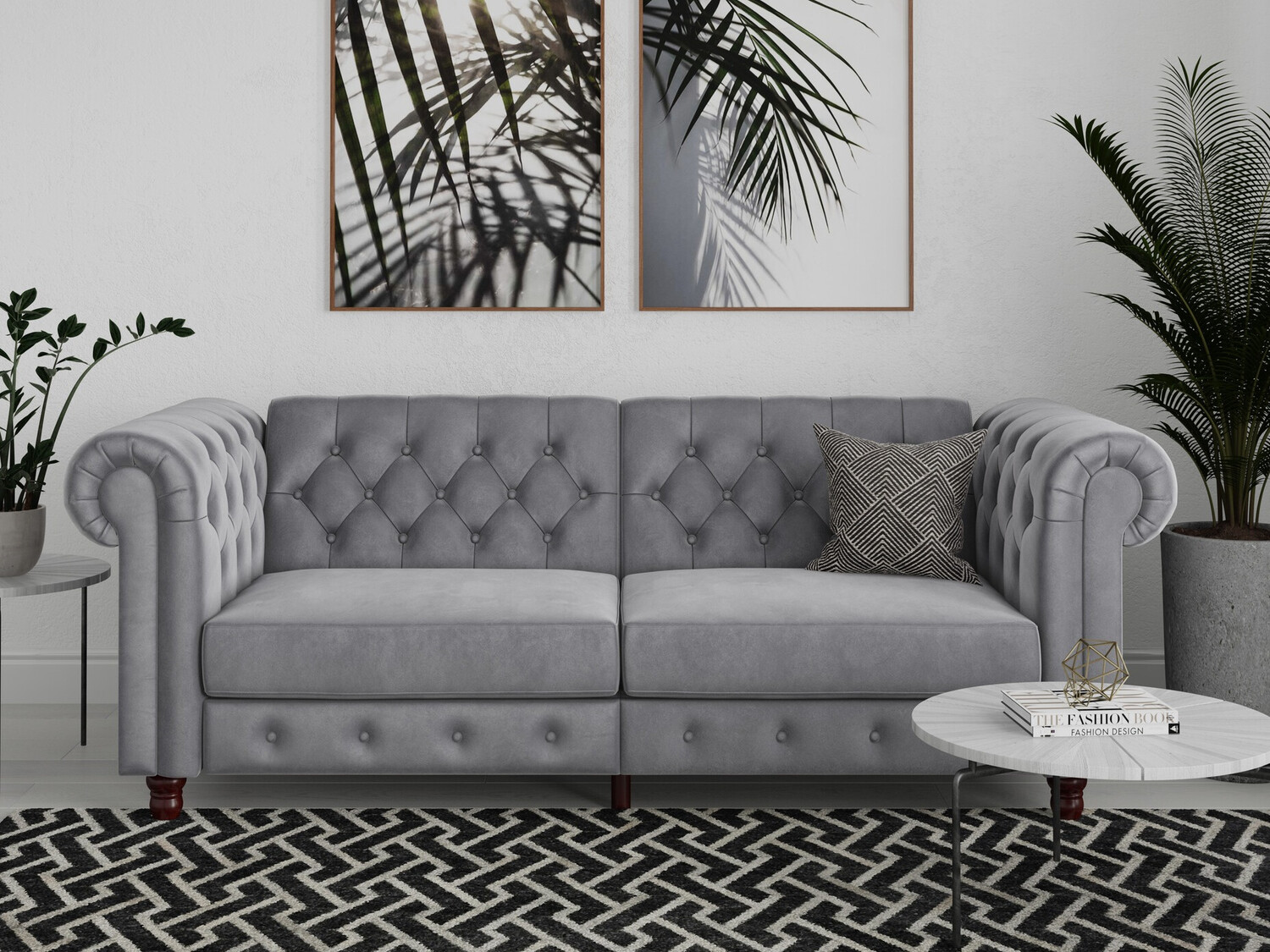 Kanapéágy Denton 1190 (Világosszürke)