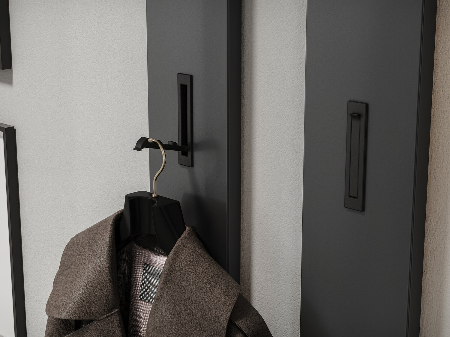 Előszoba garnitúra Cirsale 104 (Grafit + Navarra tölgy)