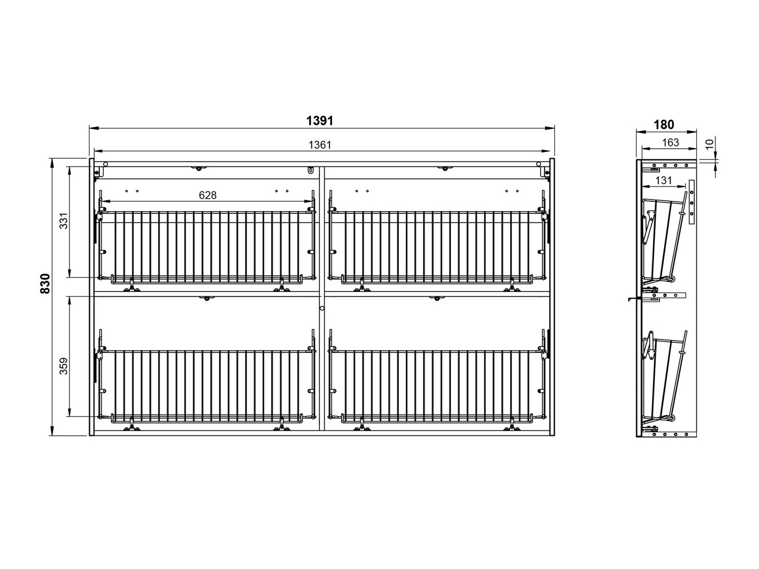 Előszoba garnitúra Cirsale 109 (Grafit + Navarra tölgy)