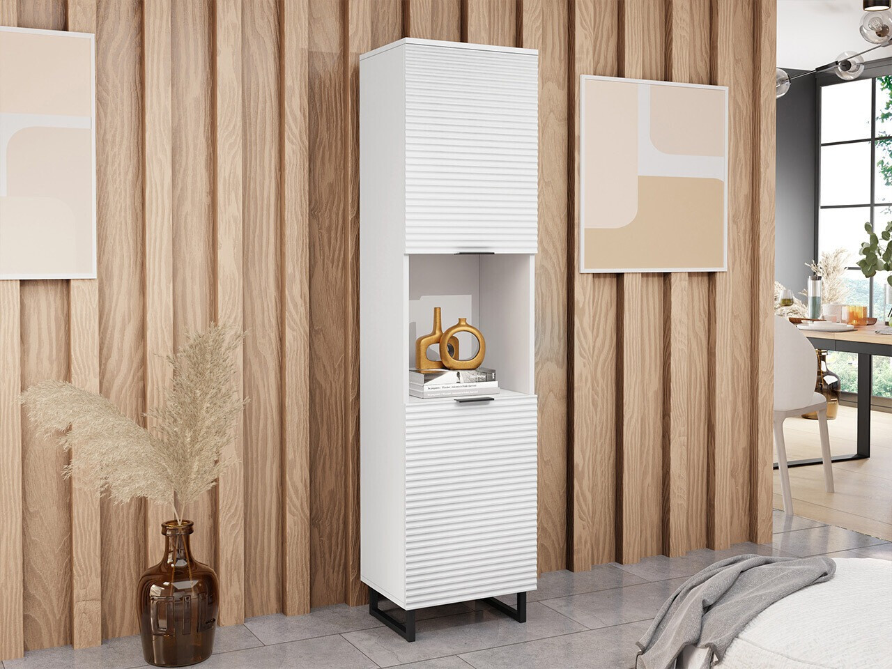 Könyvespolc Sarasota 183 (Fehér)