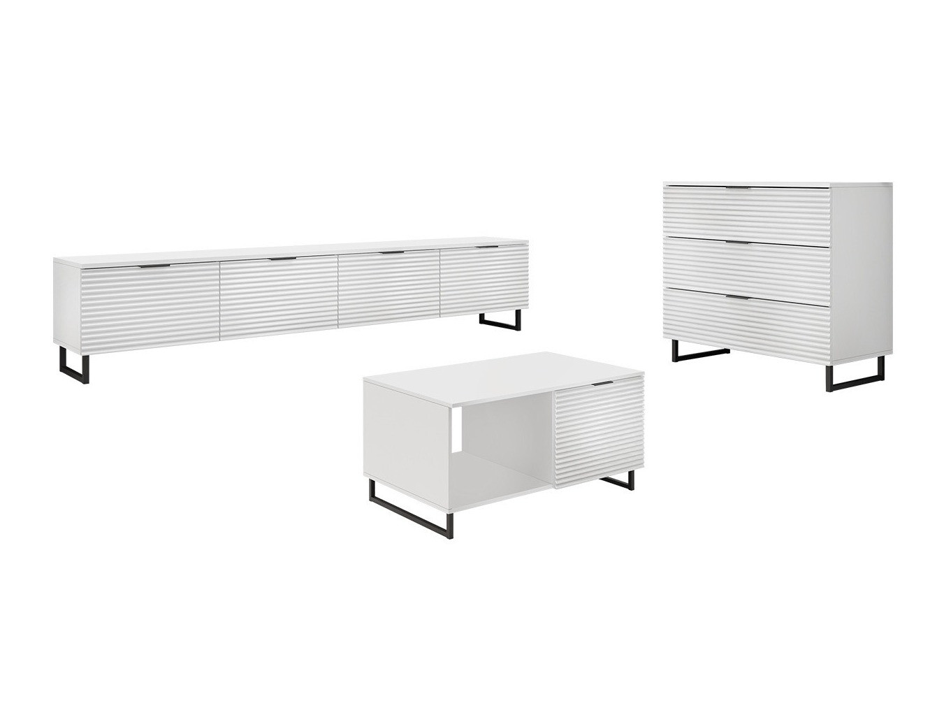 Nappali szett Sarasota 184 (Fehér)