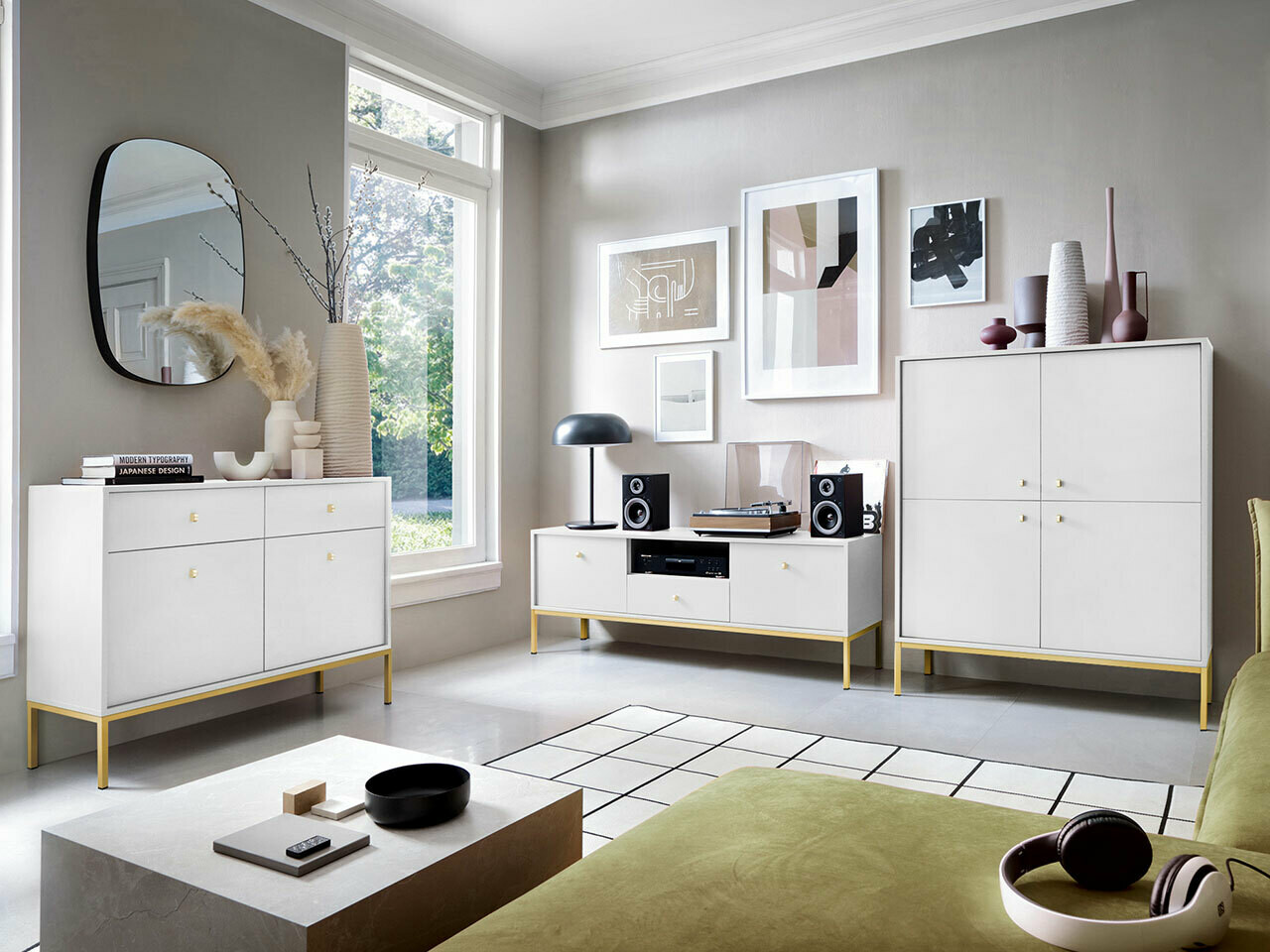 TV-állvány Formis (Fehér)