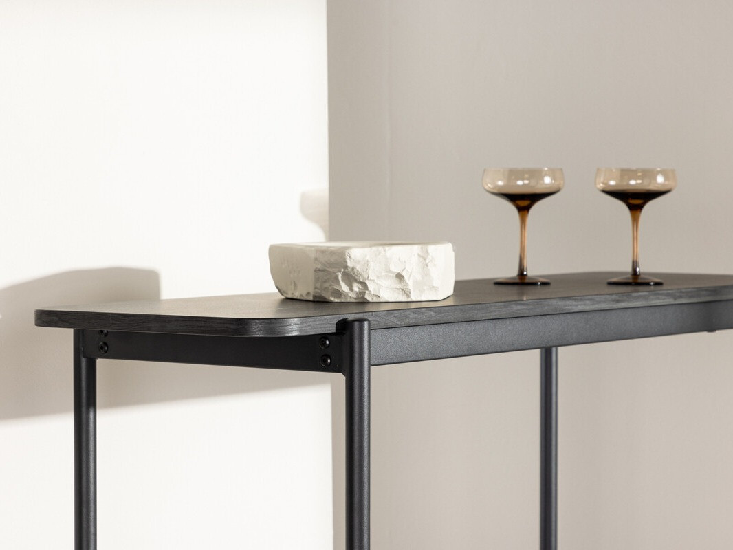 Könyvespolc Dallas 4266 (Fekete tölgy)