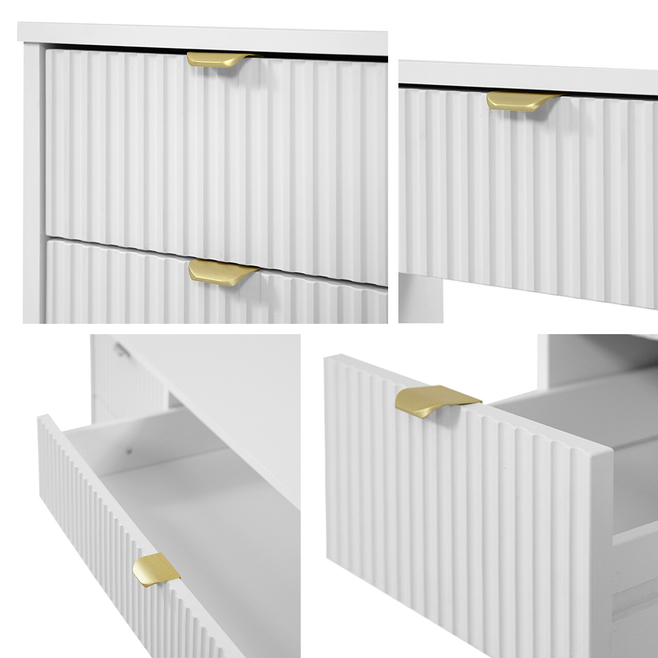 Nappali szett Comfivo Larmire 107 (Fehér)