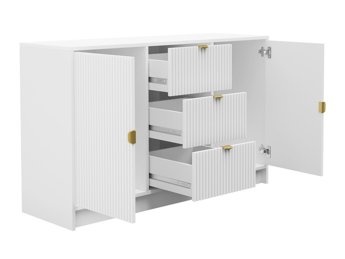 Nappali szett Comfivo Larmire 107 (Fehér)