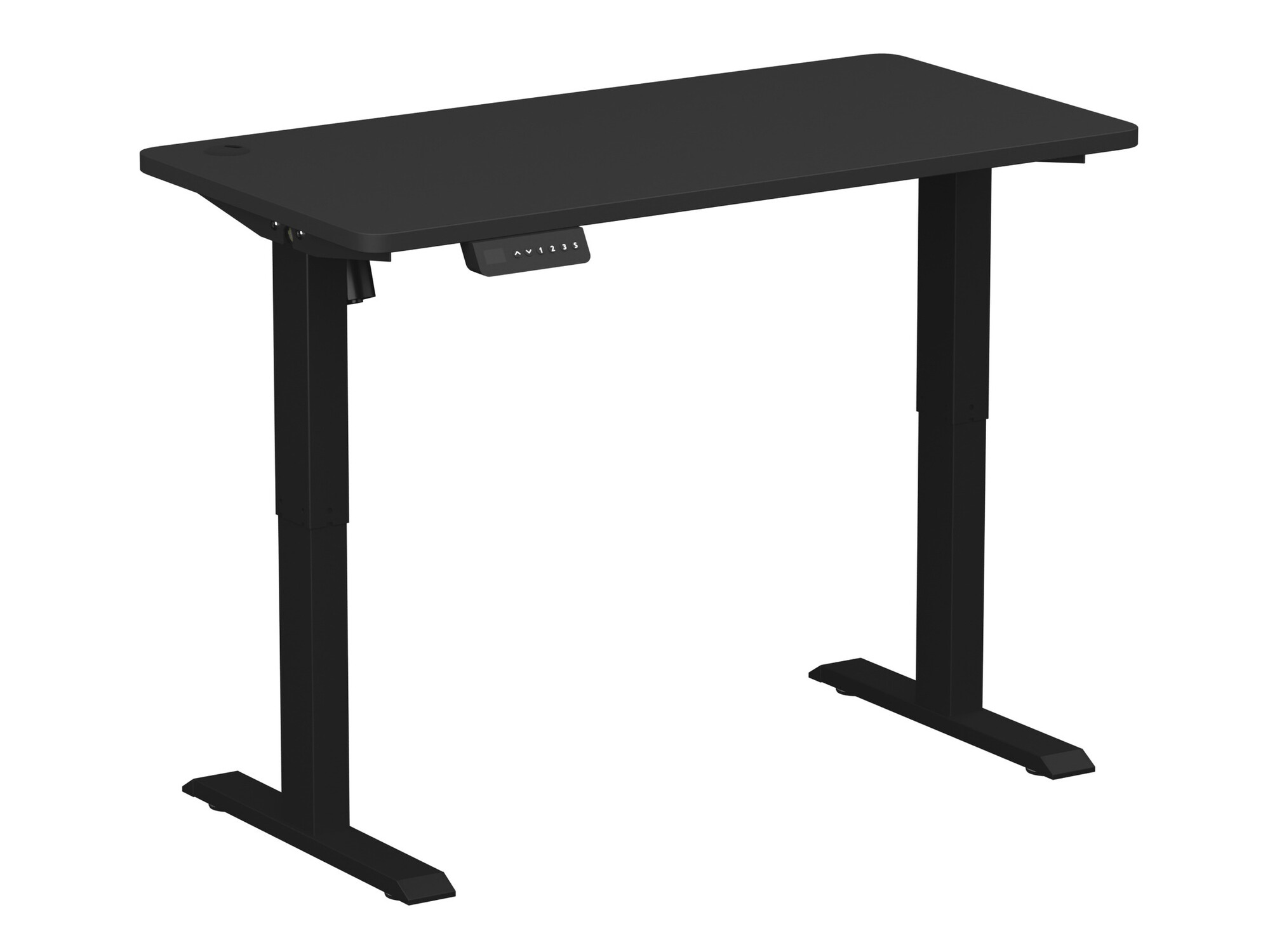 Állítható magasságú íróasztal Lodi 100 (Fekete)