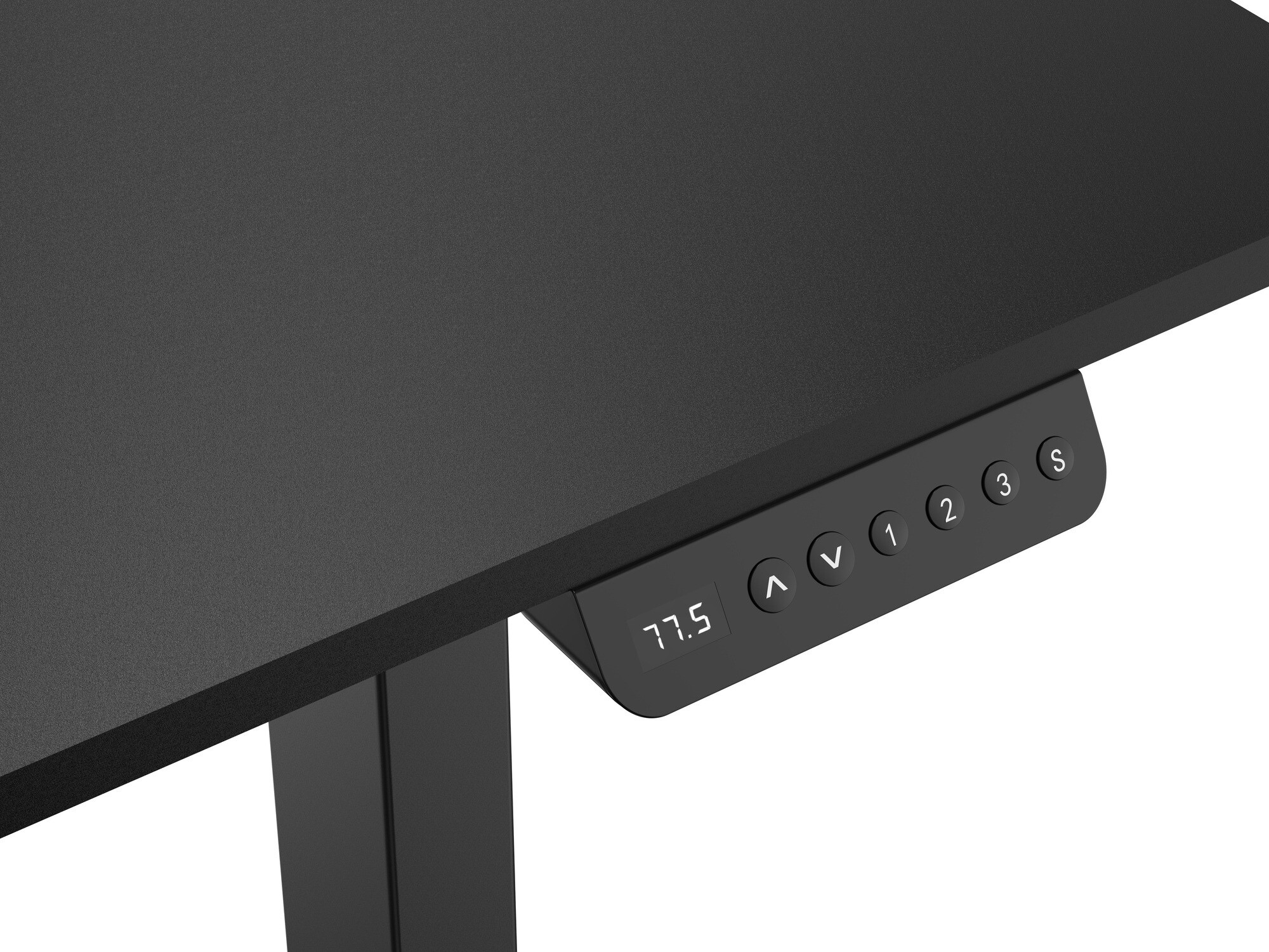 Állítható magasságú íróasztal Lodi 100 (Fekete)