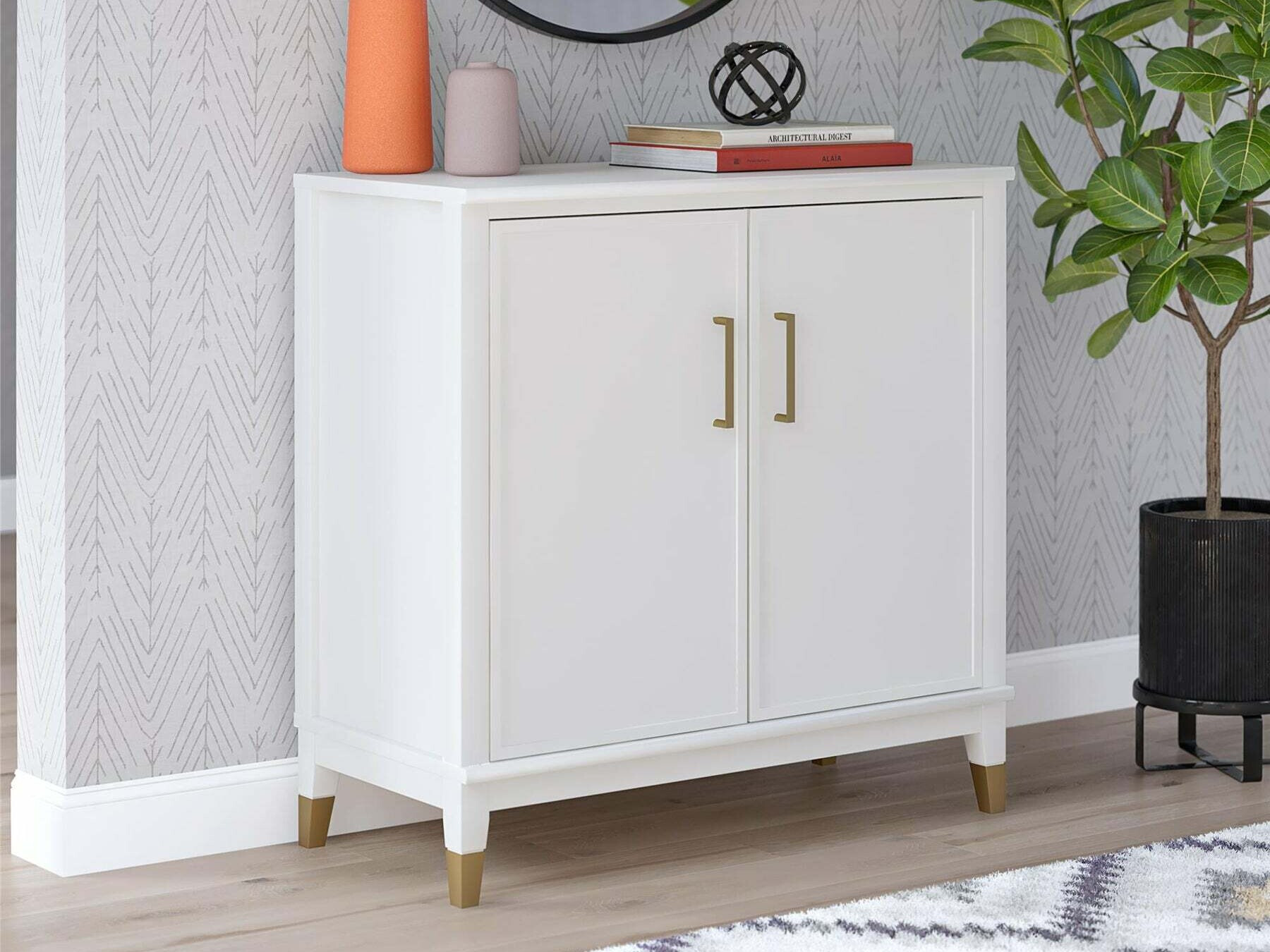 Szekrény CosmoLiving by Cosmopolitan Belromu 108 (Fehér)