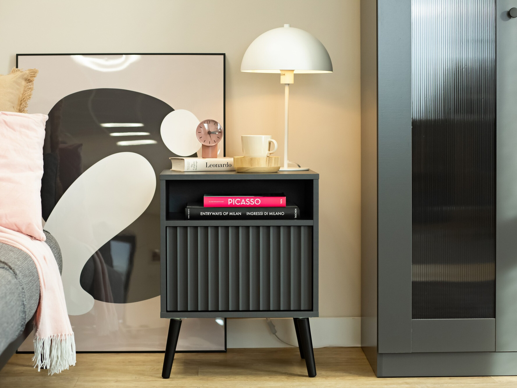 Éjjeliszekrény Cirferi 106 (Antracit)