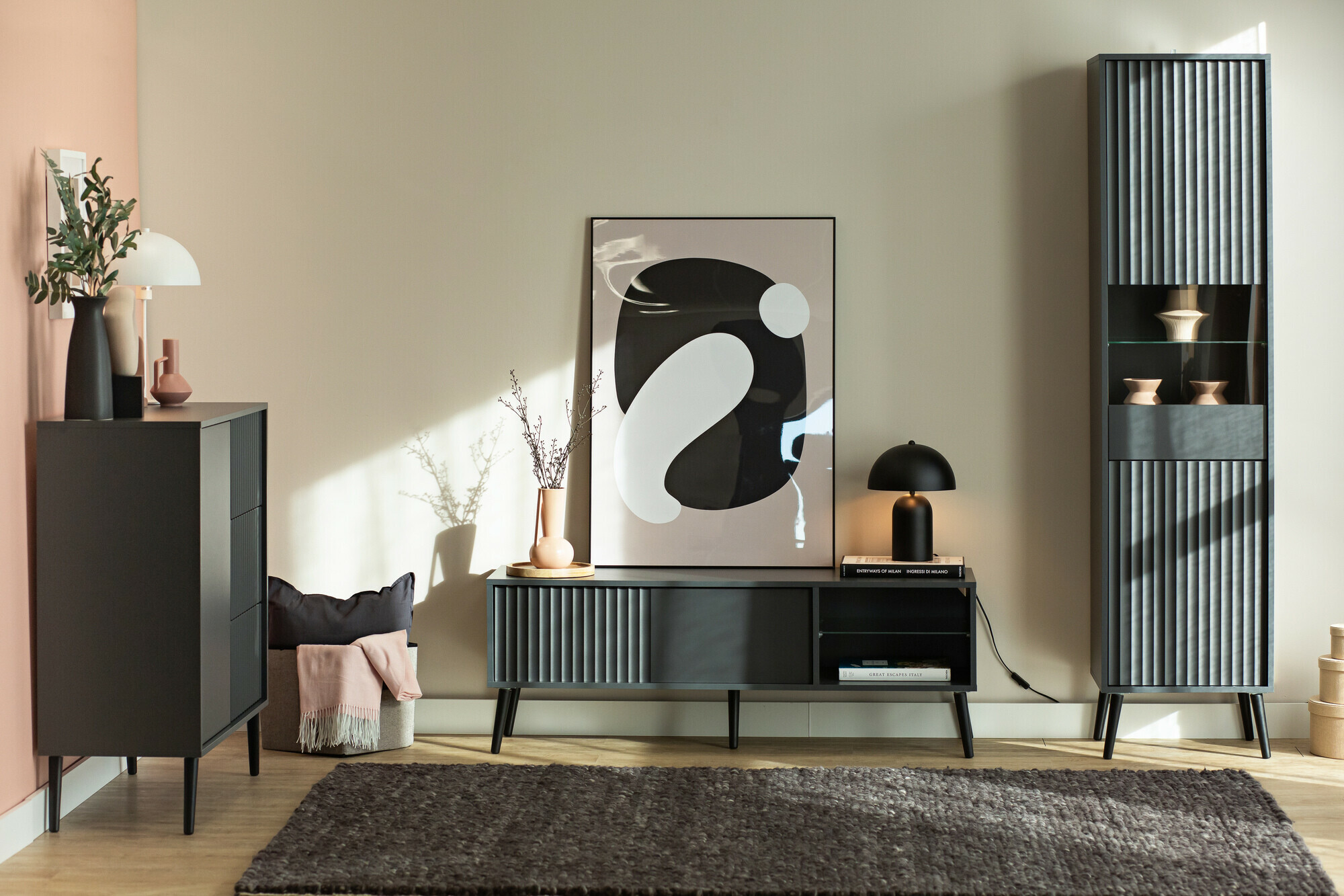 Könyvespolc Cirferi 107 (Antracit)