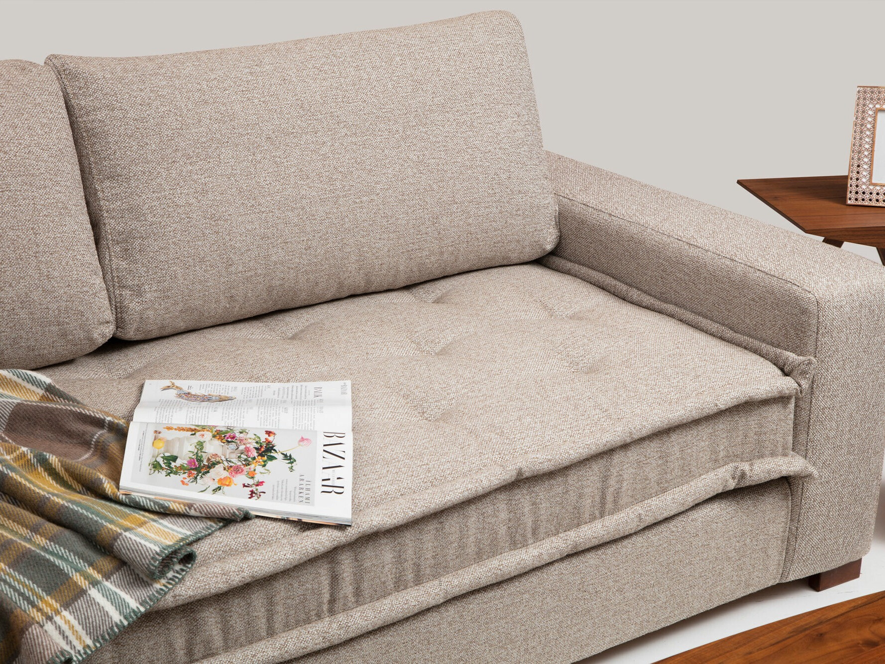 Moduláris sarokkanapé Altadena 444 (Bézs)