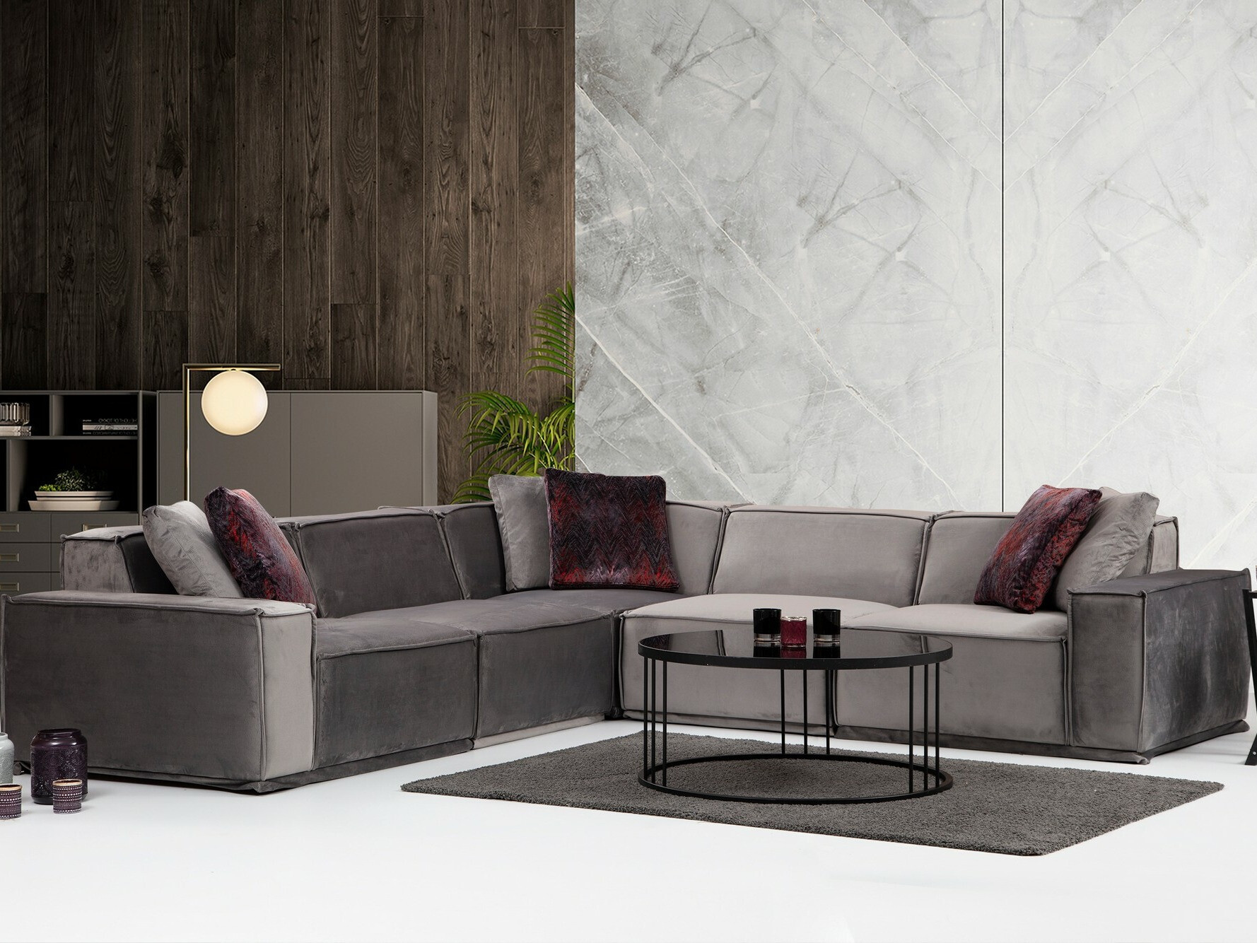 Moduláris sarokkanapé Ferliva 105