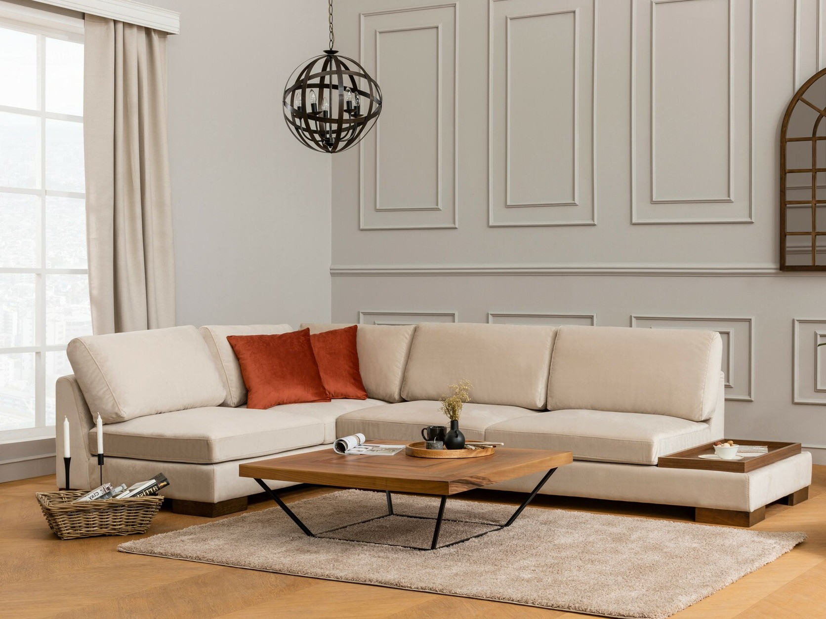 Sarokkanapé Altadena 448 (Bézs)