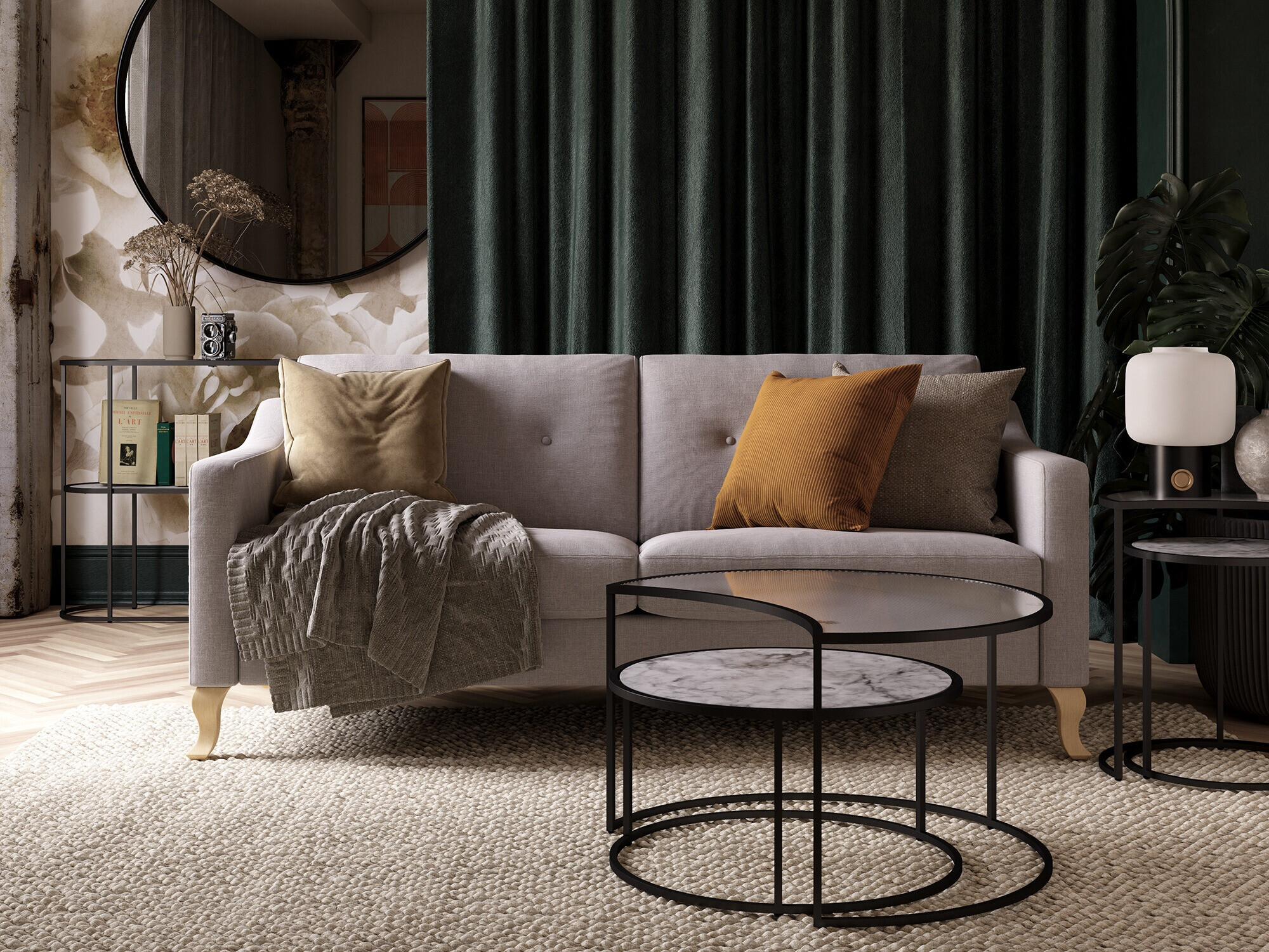 Dohányzóasztal szett Tulsa 628