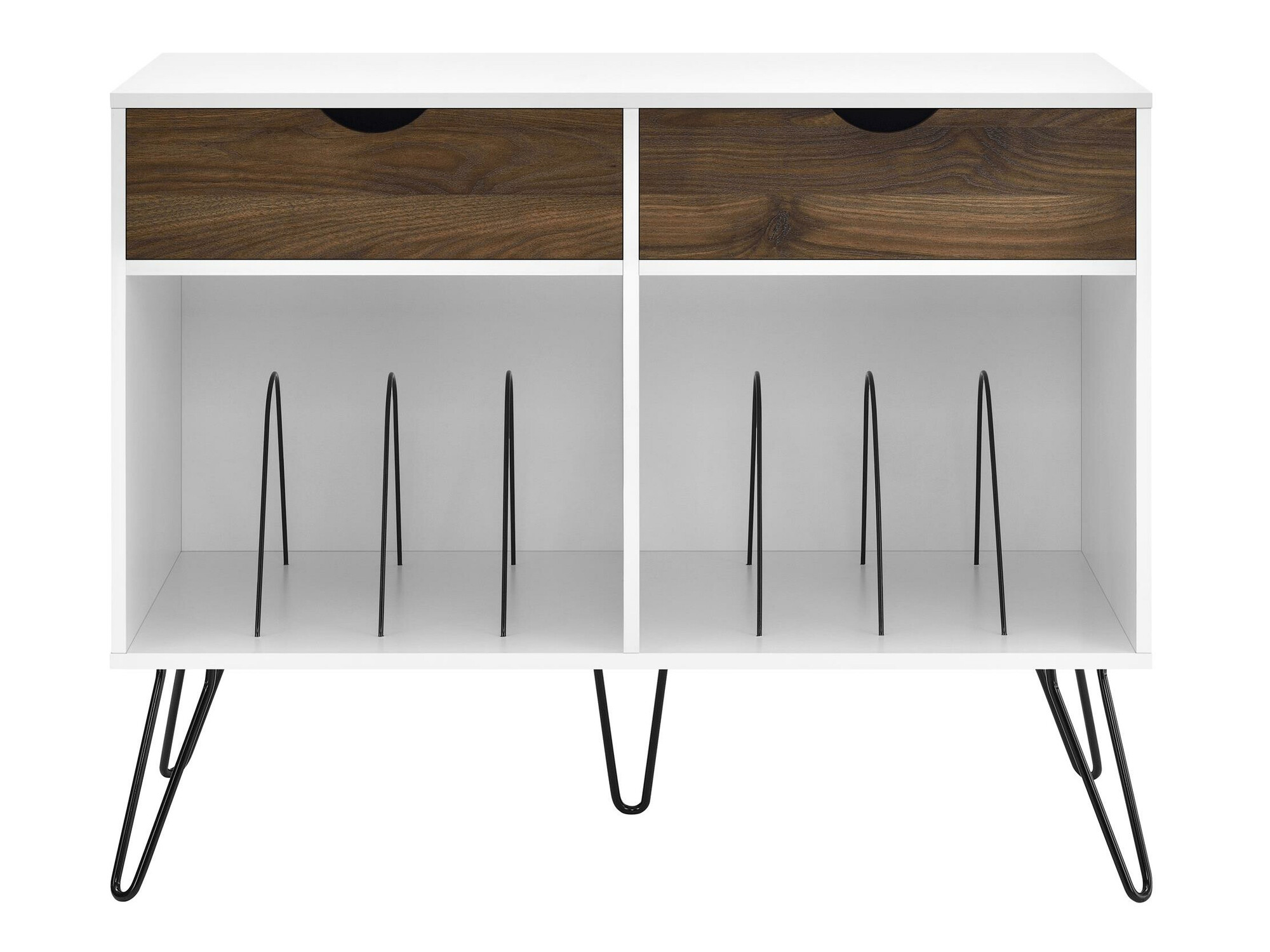 Könyvespolc Tulsa 671 (Fehér + Tölgy)