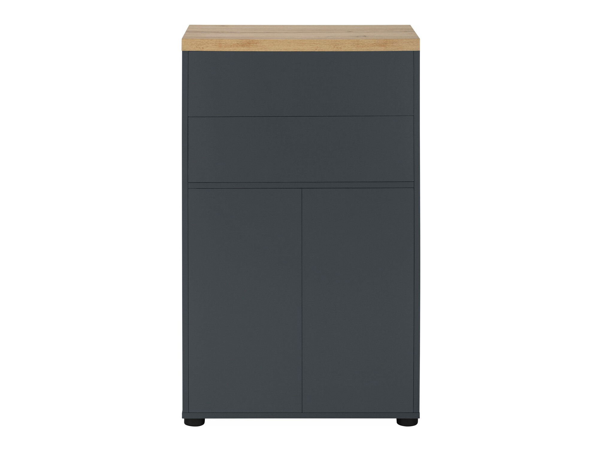 Beépített fürdőszoba szekrény Denton 1222 (Antracit + Tölgy)