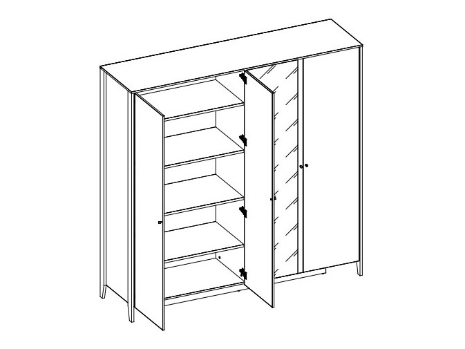 Könyvespolcok Salviri 106