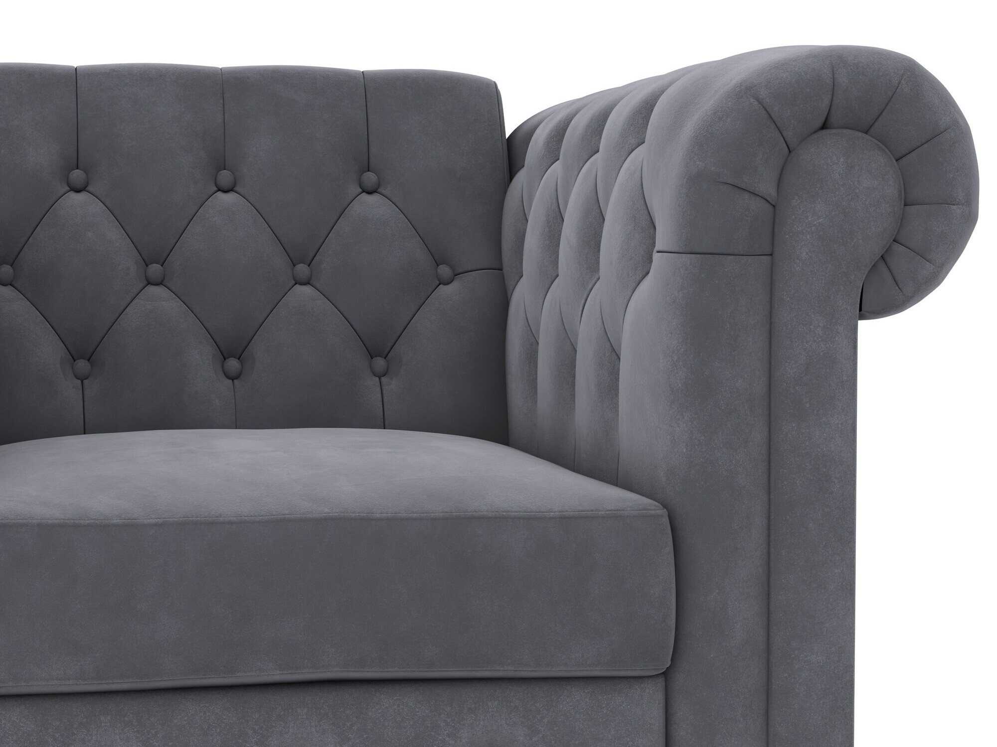 Chesterfield fotel Tulsa 630 (Szürke)