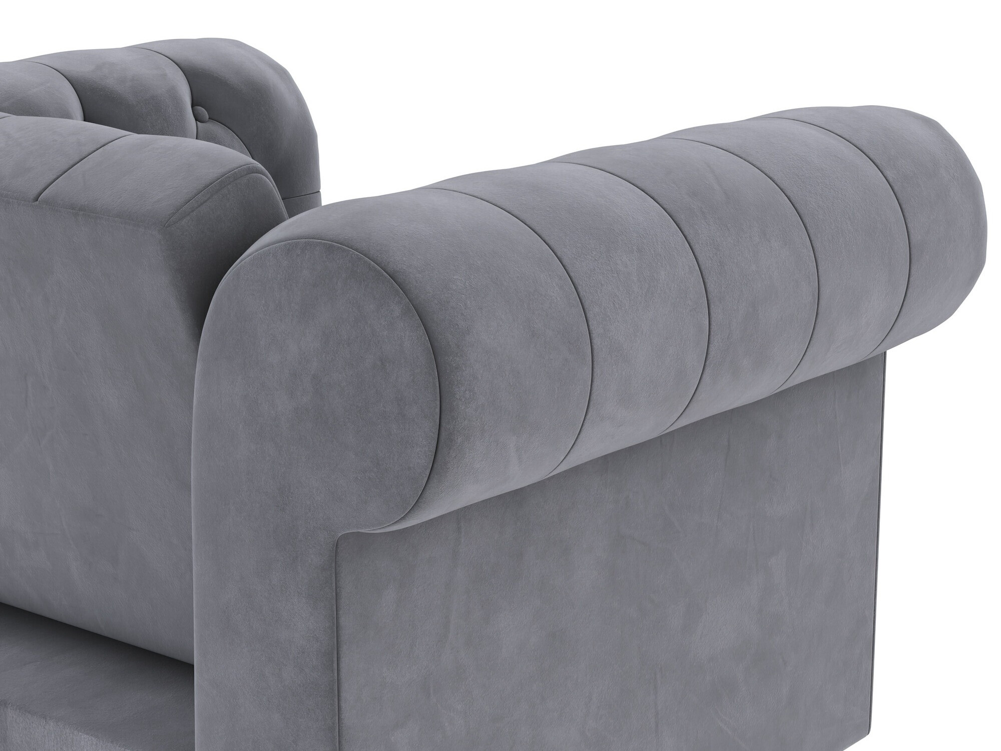 Chesterfield fotel Tulsa 630 (Szürke)