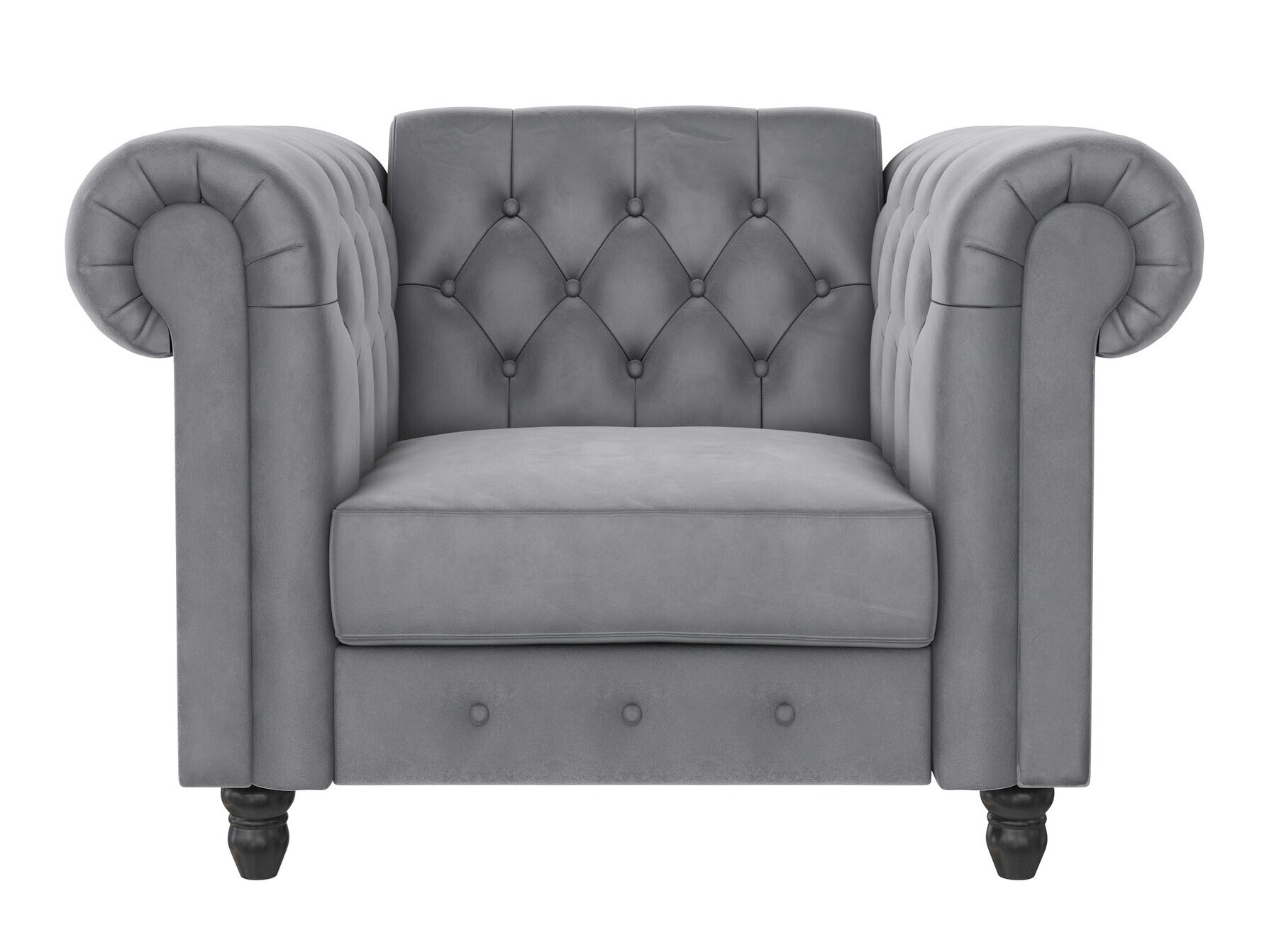 Chesterfield fotel Tulsa 630 (Világosszürke)